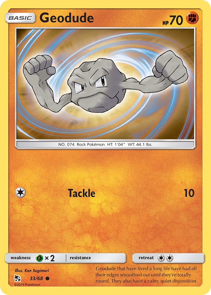 Geodude (33/68) [Sun & Moon: Hidden Fates] | Exor Games Truro