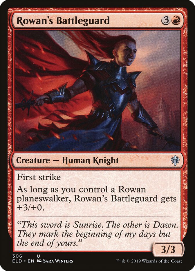 Rowan's Battleguard [Throne of Eldraine] | Exor Games Truro