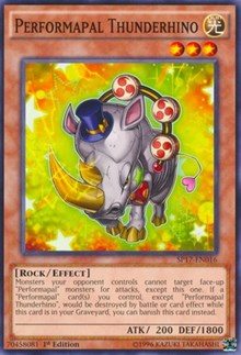 Performapal Thunderhino (Starfoil) [SP17-EN016] Starfoil Rare | Exor Games Truro