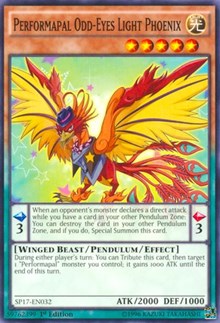 Performapal Odd-Eyes Light Phoenix (Starfoil) [SP17-EN032] Starfoil Rare | Exor Games Truro