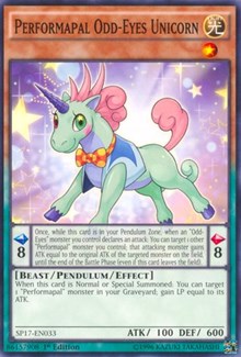 Performapal Odd-Eyes Unicorn [SP17-EN033] Common | Exor Games Truro