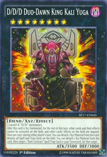 D/D/D Duo-Dawn King Kali Yuga (Starfoil) [SP17-EN045] Starfoil Rare | Exor Games Truro