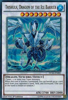 Trishula, Dragon of the Ice Barrier [DUSA-EN081] Ultra Rare | Exor Games Truro