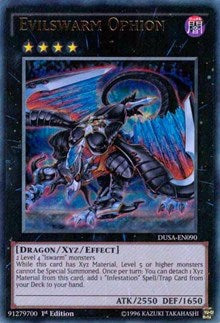 Evilswarm Ophion [DUSA-EN090] Ultra Rare | Exor Games Truro