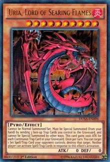 Uria, Lord of Searing Flames [DUSA-EN096] Ultra Rare | Exor Games Truro