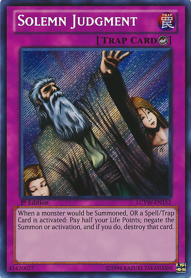 Solemn Judgment [LCYW-EN152] Secret Rare | Exor Games Truro