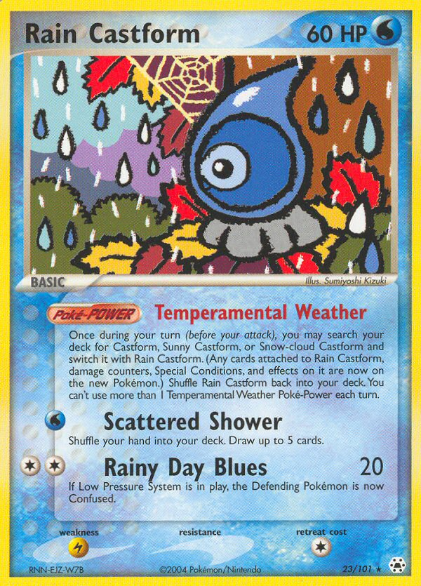 Rain Castform (23/101) [EX: Hidden Legends] | Exor Games Truro