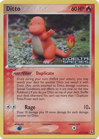 Ditto (37/113) (Stamped) [EX: Delta Species] | Exor Games Truro