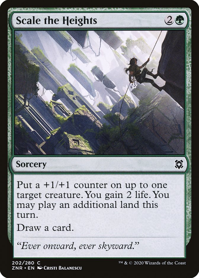 Scale the Heights [Zendikar Rising] | Exor Games Truro