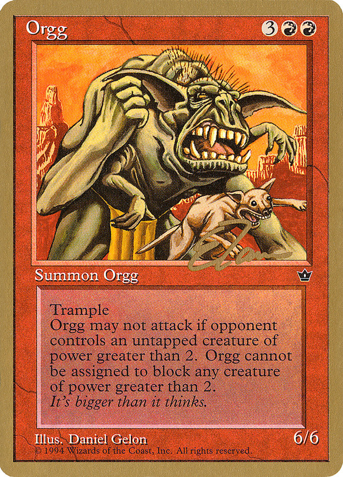 Orgg (Eric Tam) [Pro Tour Collector Set] | Exor Games Truro