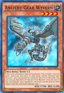 Ancient Gear Wyvern [SR03-EN003] Super Rare | Exor Games Truro