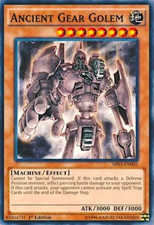 Ancient Gear Golem [SR03-EN005] Common | Exor Games Truro