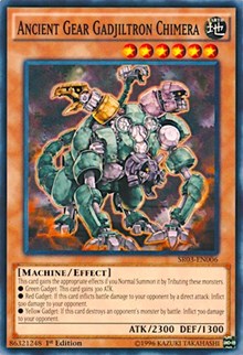 Ancient Gear Gadjiltron Chimera [SR03-EN006] Common | Exor Games Truro