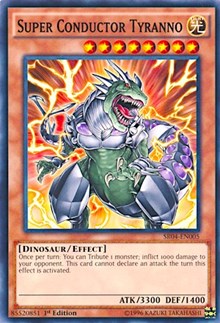 Super Conductor Tyranno [SR04-EN005] Common | Exor Games Truro