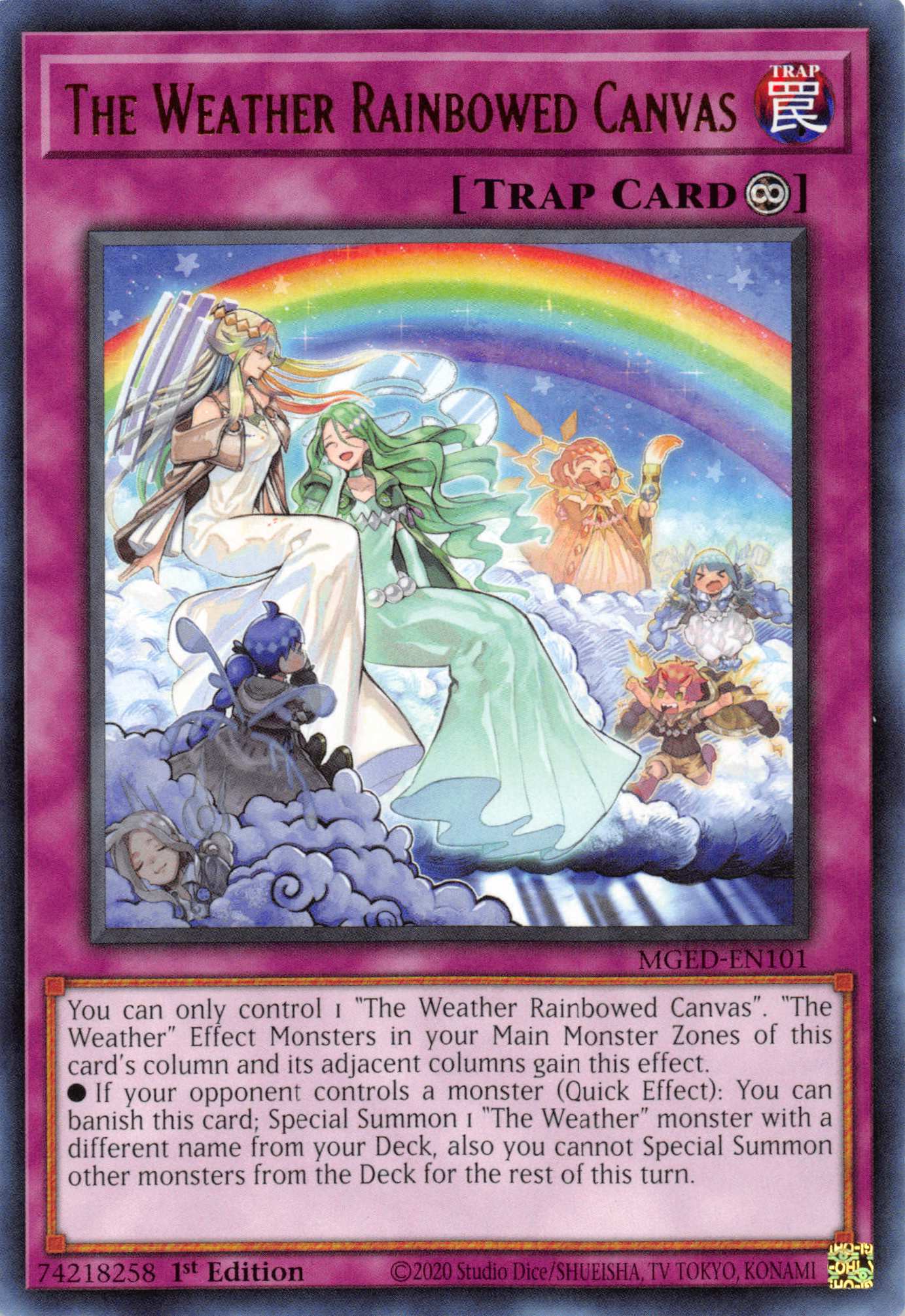 The Weather Rainbowed Canvas [MGED-EN101] Rare | Exor Games Truro
