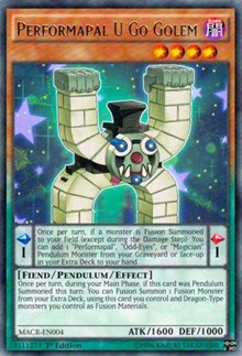 Performapal U Go Golem [MACR-EN004] Rare | Exor Games Truro
