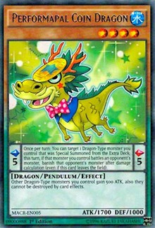 Performapal Coin Dragon [MACR-EN005] Rare | Exor Games Truro