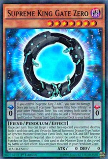 Supreme King Gate Zero [MACR-EN017] Super Rare | Exor Games Truro