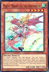 Majesty Maiden, the True Dracocaster [MACR-EN020] Ultra Rare | Exor Games Truro