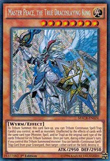 Master Peace, the True Dracoslaying King [MACR-EN024] Secret Rare | Exor Games Truro