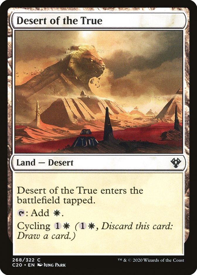 Desert of the True [Commander 2020] | Exor Games Truro