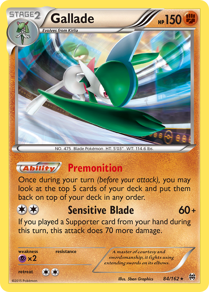 Gallade (84/162) [XY: BREAKthrough] | Exor Games Truro