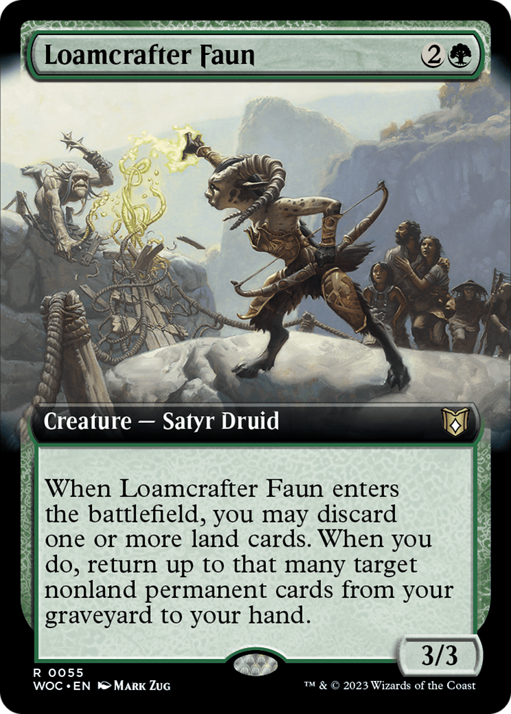 Loamcrafter Faun (Extended Art) [Wilds of Eldraine Commander] | Exor Games Truro