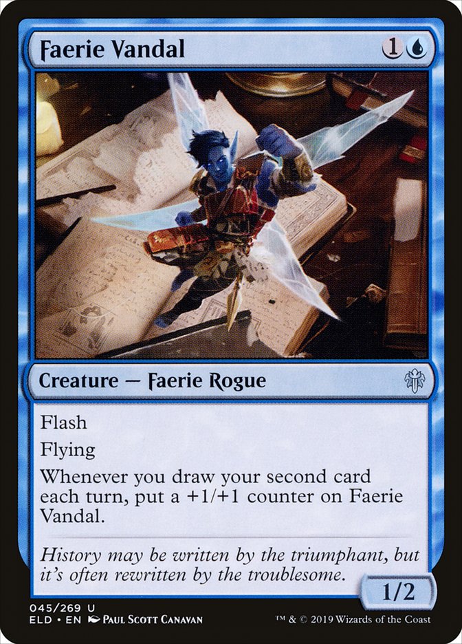 Faerie Vandal [Throne of Eldraine] | Exor Games Truro