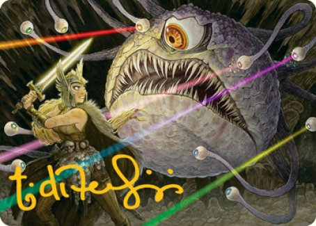 Hive of the Eye Tyrant Art Card (Gold-Stamped Signature) [Dungeons & Dragons: Adventures in the Forgotten Realms Art Series] | Exor Games Truro