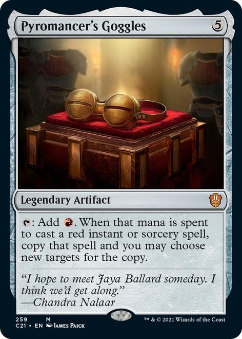 Pyromancer's Goggles [Commander 2021] | Exor Games Truro