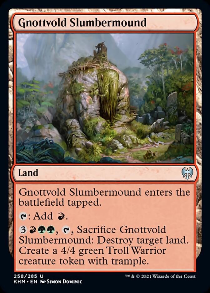 Gnottvold Slumbermound [Kaldheim] | Exor Games Truro