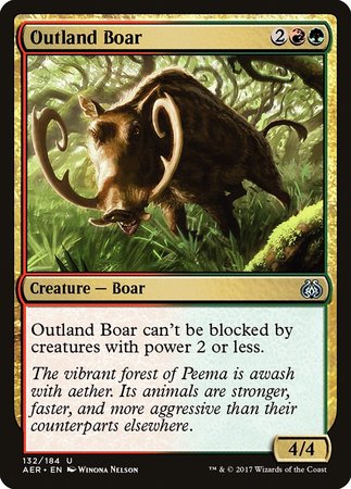 Outland Boar [Aether Revolt] | Exor Games Truro