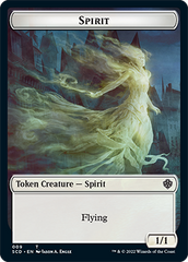 Bird // Spirit Double-Sided Token [Starter Commander Decks] | Exor Games Truro