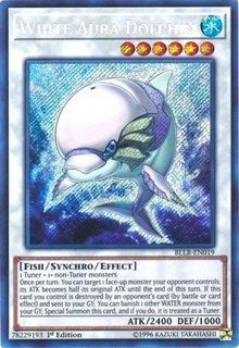 White Aura Dolphin [BLLR-EN019] Secret Rare | Exor Games Truro