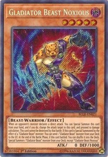 Gladiator Beast Noxious [BLLR-EN021] Secret Rare | Exor Games Truro