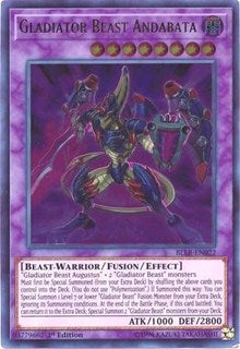 Gladiator Beast Andabata [BLLR-EN022] Ultra Rare | Exor Games Truro