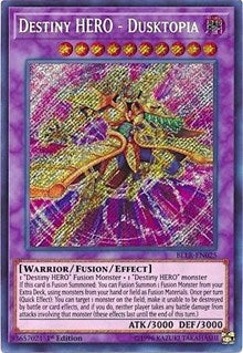 Destiny HERO - Dusktopia [BLLR-EN025] Secret Rare | Exor Games Truro