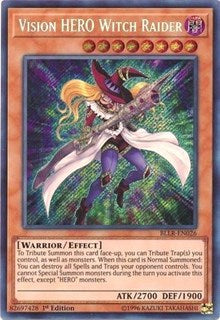 Vision HERO Witch Raider [BLLR-EN026] Secret Rare | Exor Games Truro