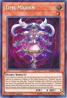 Time Maiden [BLLR-EN035] Secret Rare | Exor Games Truro