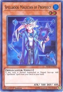 Spellbook Magician of Prophecy [BLLR-EN050] Ultra Rare | Exor Games Truro