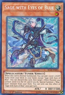 Sage with Eyes of Blue [BLLR-EN055] Secret Rare | Exor Games Truro
