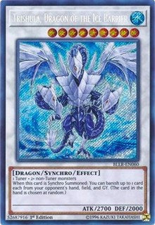 Trishula, Dragon of the Ice Barrier [BLLR-EN060] Secret Rare | Exor Games Truro