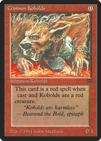 Crimson Kobolds [Legends] | Exor Games Truro