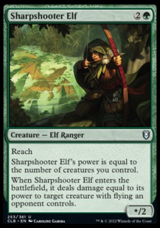 Sharpshooter Elf [Commander Legends: Battle for Baldur's Gate] | Exor Games Truro