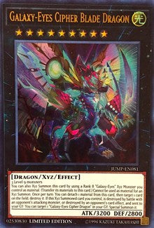 Galaxy-Eyes Cipher Blade Dragon [JUMP-EN081] Ultra Rare | Exor Games Truro