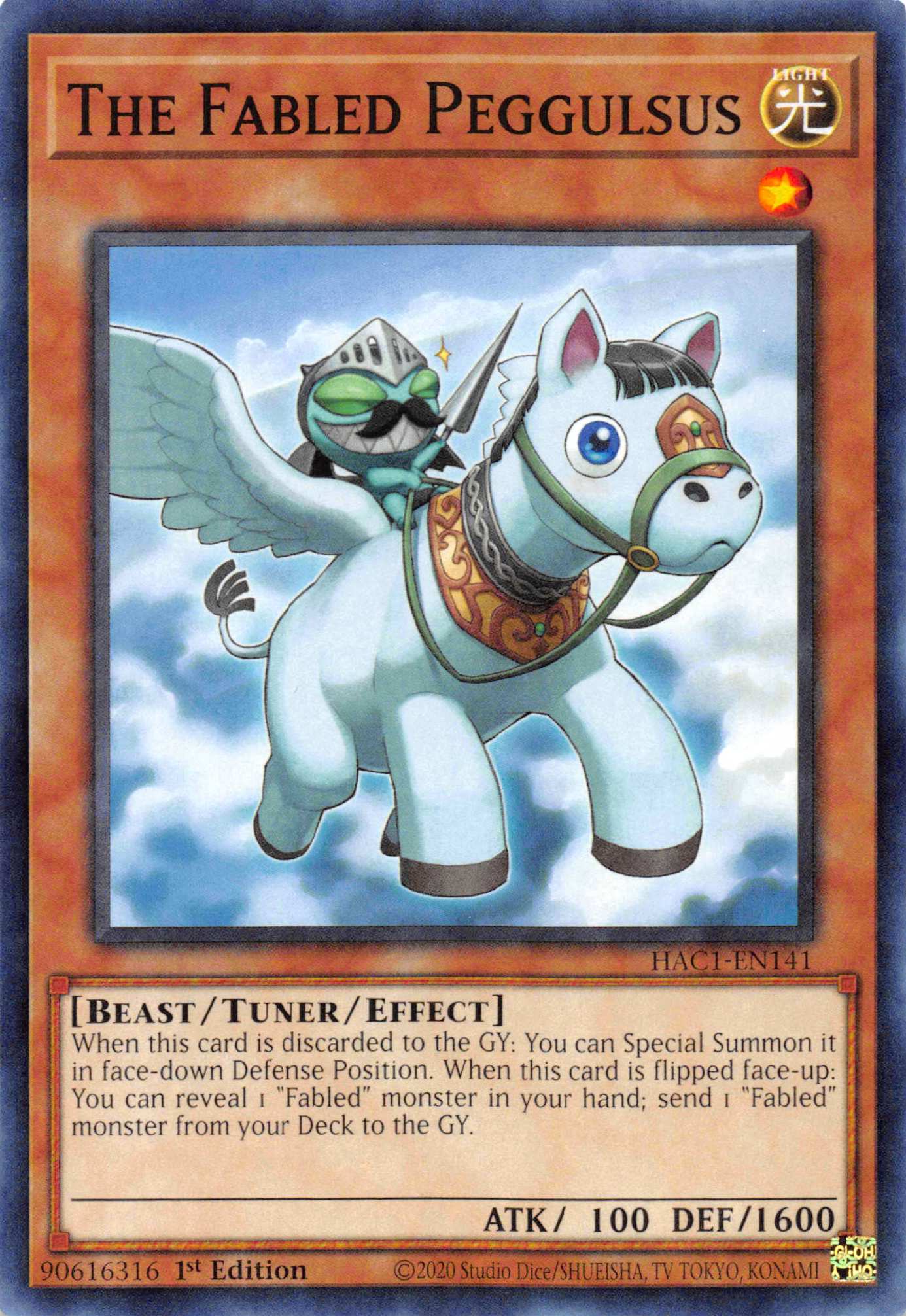 The Fabled Peggulsus [HAC1-EN141] Common | Exor Games Truro