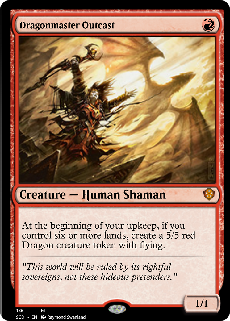 Dragonmaster Outcast [Starter Commander Decks] | Exor Games Truro
