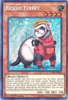 Rescue Ferret [COTD-EN029] Secret Rare | Exor Games Truro