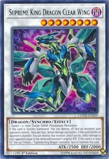 Supreme King Dragon Clear Wing [COTD-EN039] Rare | Exor Games Truro