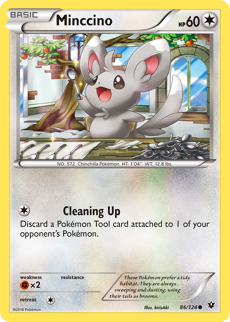 Minccino (86/124) [XY: Fates Collide] | Exor Games Truro